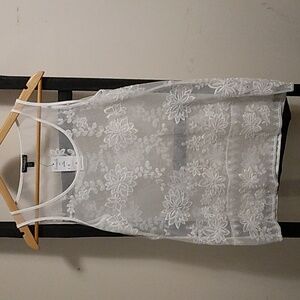 Womens Conrad C Collection Sheer Tank NWT